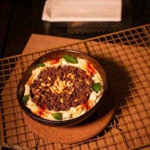 hummus ground beef